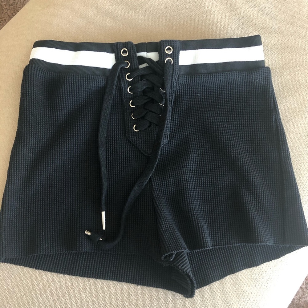 Lace Up Shorts
